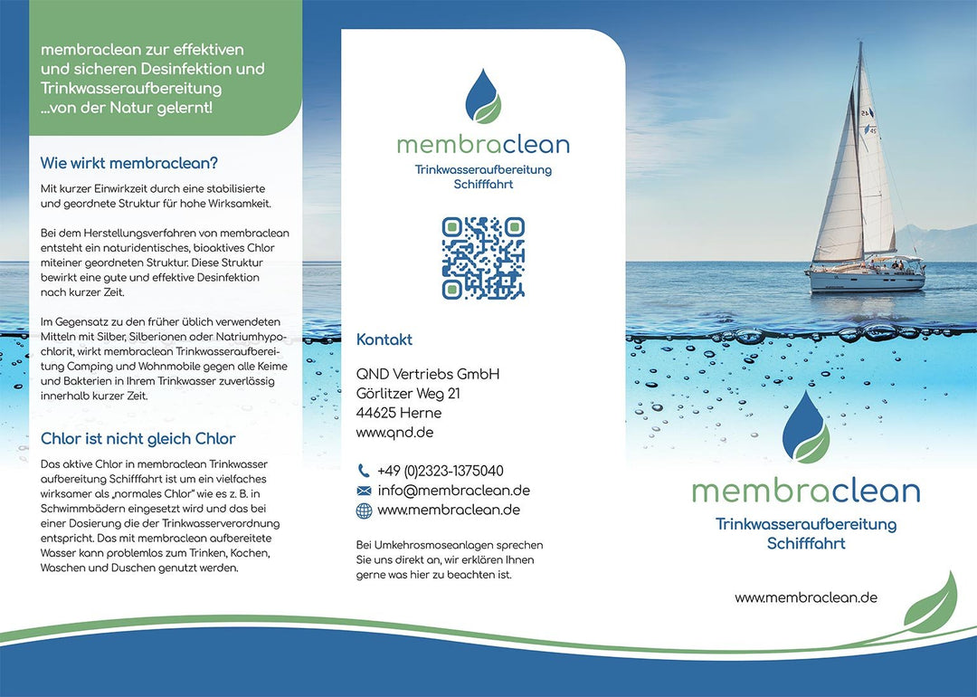 Sag's weiter: Kostenlose Flyer Schifffahrt für Freunde & Bekannte - membraclean-shop.de