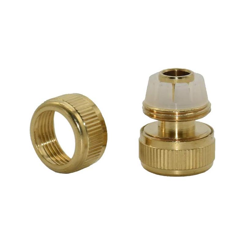 Messing 2 Wege Schlauchverbinder, Reparaturverbinder 1/2" (12-15mm) - membraclean-shop.de
