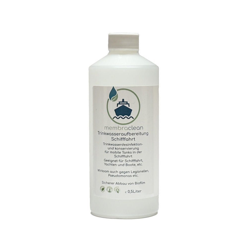 0,5 Liter membraclean Trinkwasseraufbereitung Schifffahrt (Boote & Yachten) - membraclean - shop.de