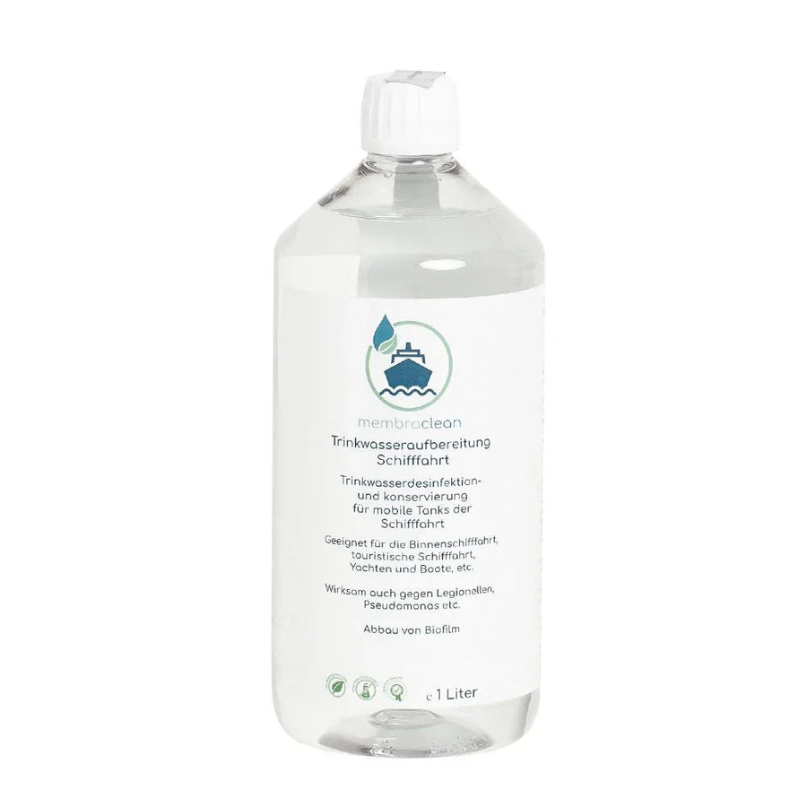 1 Liter membraclean Trinkwasseraufbereitung Schifffahrt (Boote & Yachten) - membraclean - shop.de
