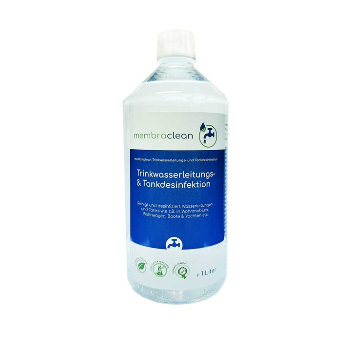 1 Liter membraclean Trinkwasserleitungs - und Tankdesinfektion - membraclean - shop.de