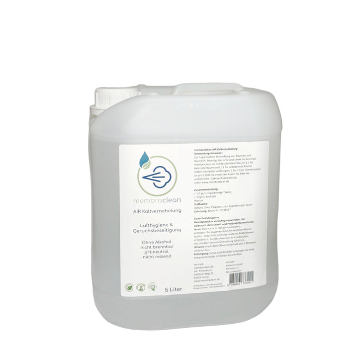 5 Liter membraclean AIR Kaltvernebelung moderne Hygiene (Konzentrat) - membraclean-shop.de