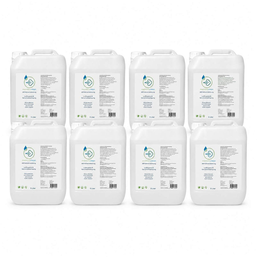 8x 5 Liter membraclean AIR Kaltvernebelung - modernes Hygienekonzentrat (40 Liter)
