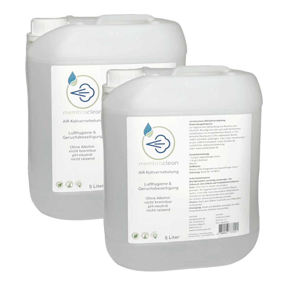 Produktbild membraclean AIR Kaltvernebelung 2x5 Liter