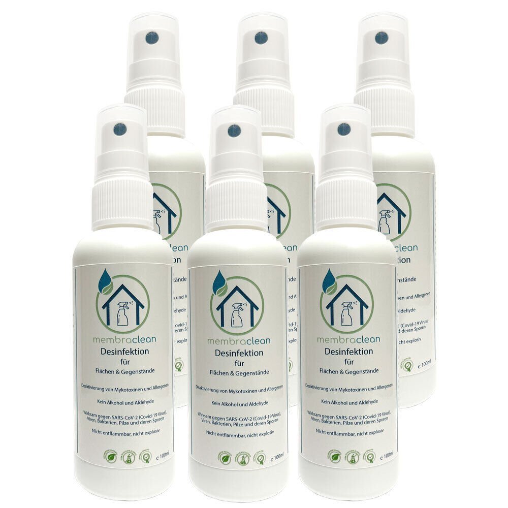 Produktbild für membraclean Desinfektion für Flächen & Gegenstände 6x100 ml