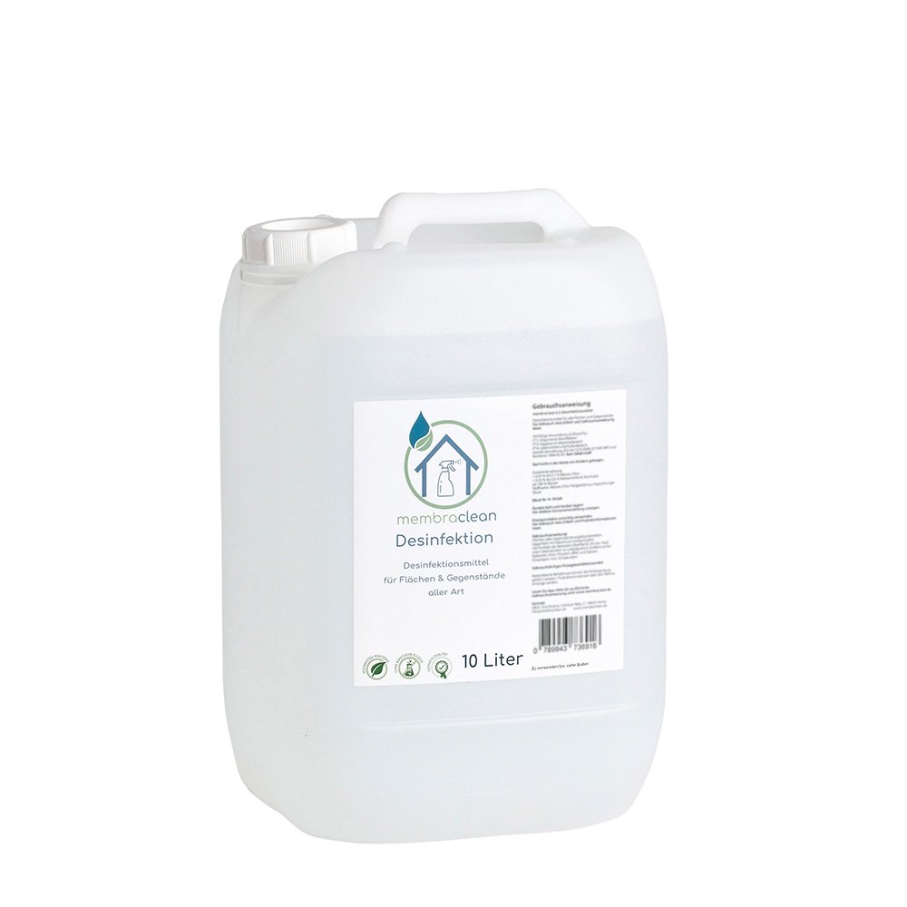 Produktbild für membraclean Desinfektion für Flächen & Gegenstände 10 Liter