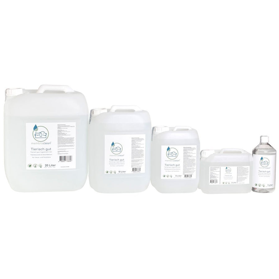 Gruppenbild membraclean Trinkwasseraufbereitung "Tierisch gut" für Nutztiere und Haustiere