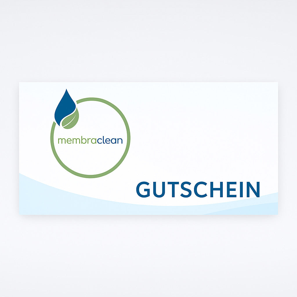 membraclean Gutschein ohne Wert zur Übersicht