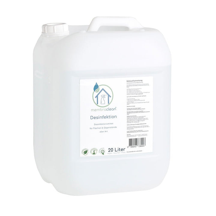 membraclean Desinfektion für Flächen & Gegenstände - 20 Liter - membraclean-shop.de