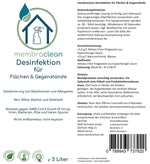 membraclean Desinfektion für Flächen & Gegenstände - 3 Liter - membraclean-shop.de