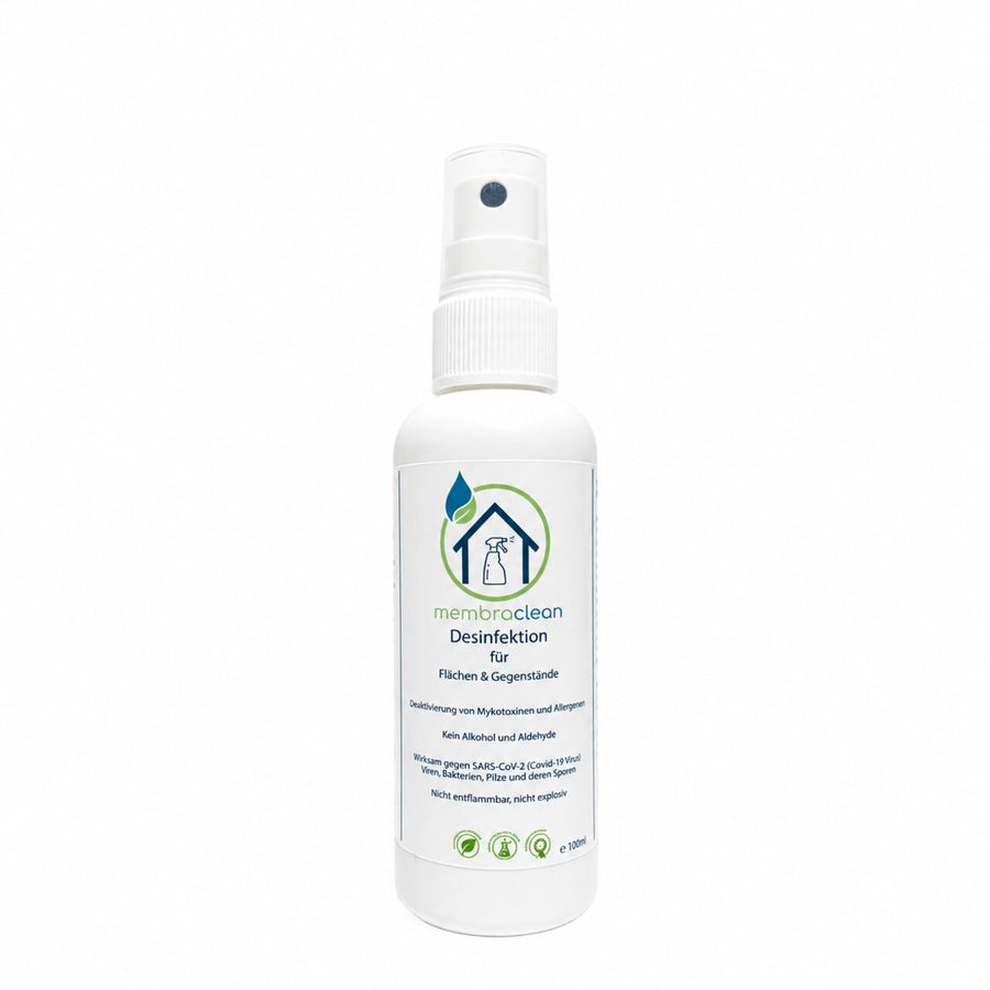 100 ml membraclean Desinfektion für Flächen & Gegenstände im Zerstäuber