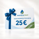 membraclean Geschenkgutschein im Wert von 25 Euro