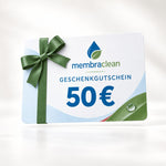 membraclean Geschenkgutschein im Wert von 50 Euro