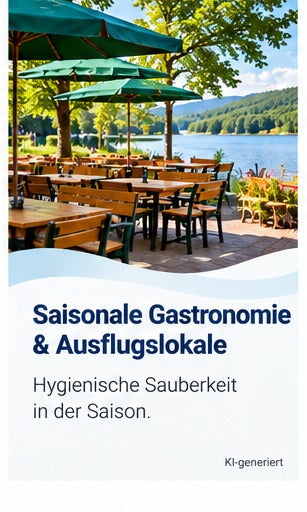 Saisonale Außengastronomie als Umfeld für Trinkwasserhygiene nach längeren Betriebspausen