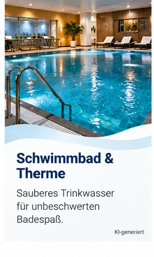 Schwimmbad und Therme als Umfeld für eine technisch einwandfreie Trinkwasserversorgung