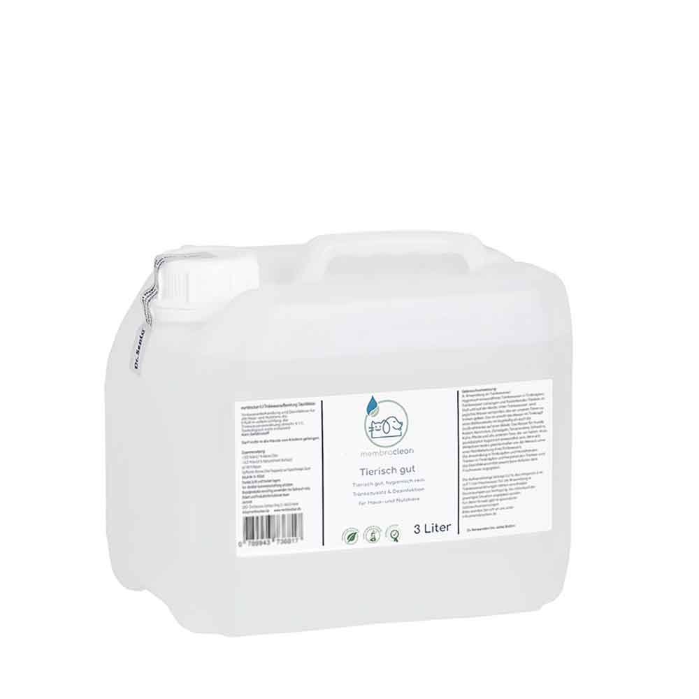 membraclean Trinkwasseraufbereitung "Tierisch gut" (Nutz- & Haustier) - 3 Liter
