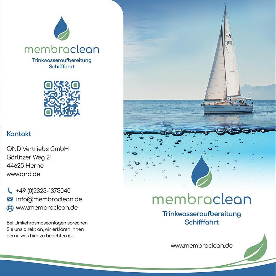 Sag's weiter: Kostenlose Flyer Schifffahrt für Freunde & Bekannte - membraclean-shop.de