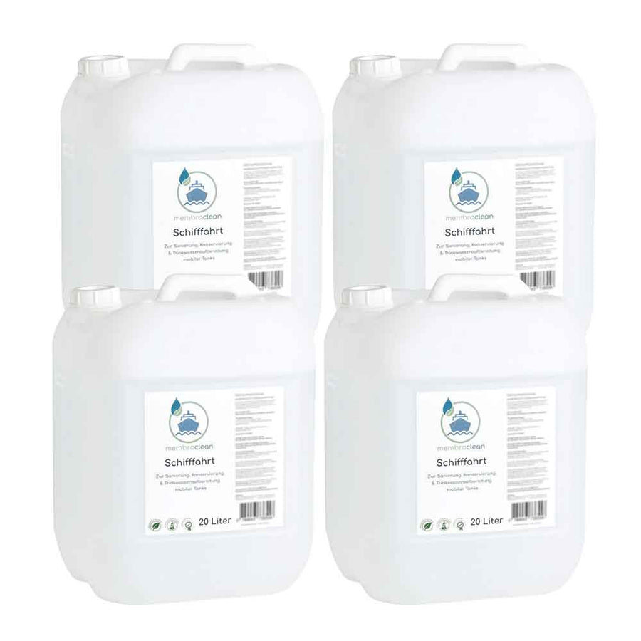 Produktbild membraclean Trinkwasseraufbereitung Schifffahrt 4x20 Liter