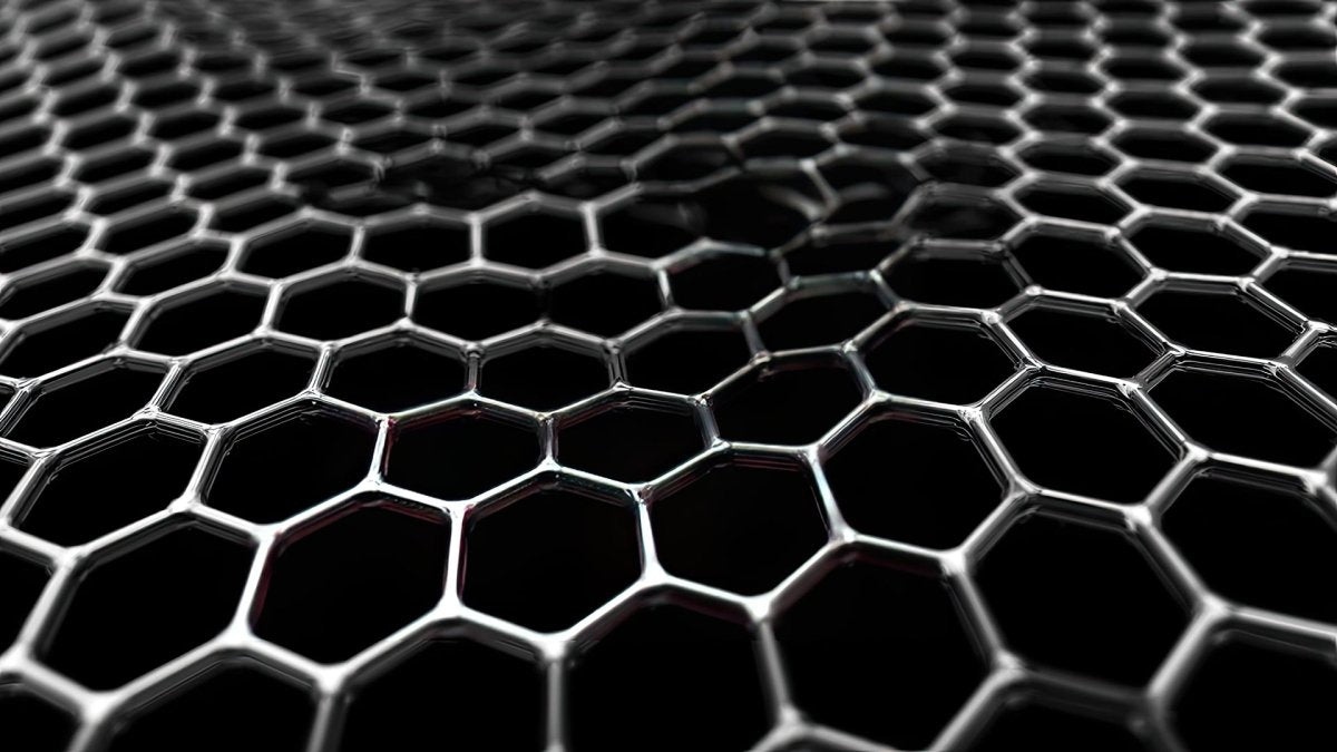 Silbernetz vor schwarzen Hintergrund