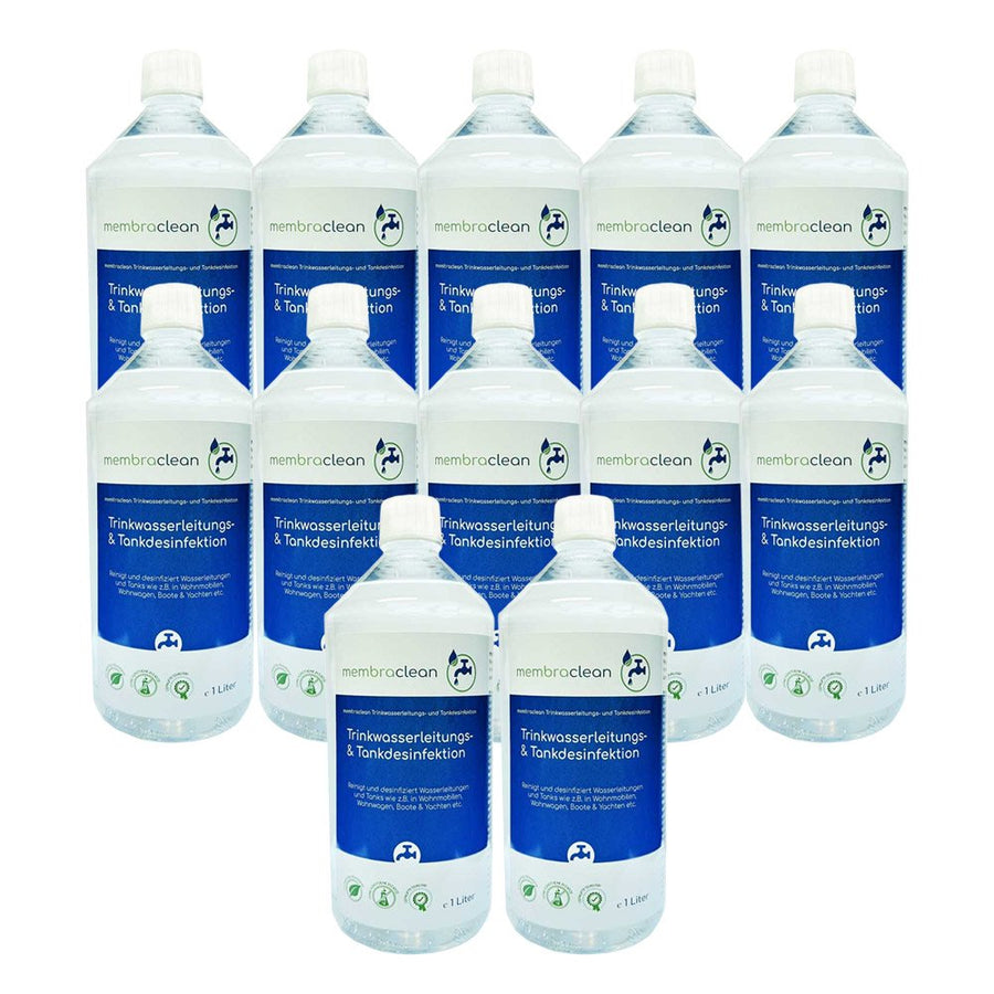 Produktbild für membraclean Trinkwasserleitungs- und Tankdesinfektion 12x1 Liter (12 Liter)