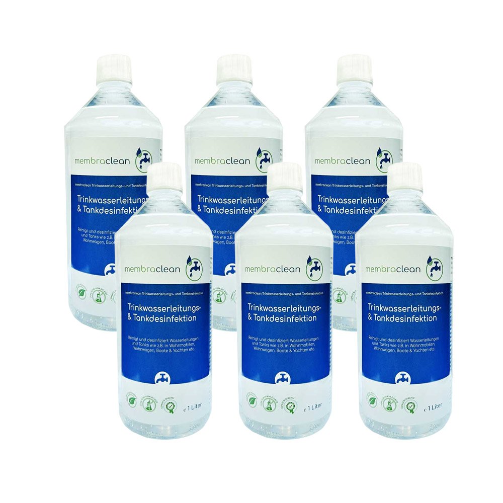 Produktbild für membraclean Trinkwasserleitungs- und Tankdesinfektion 6x1 Liter (6 Liter)