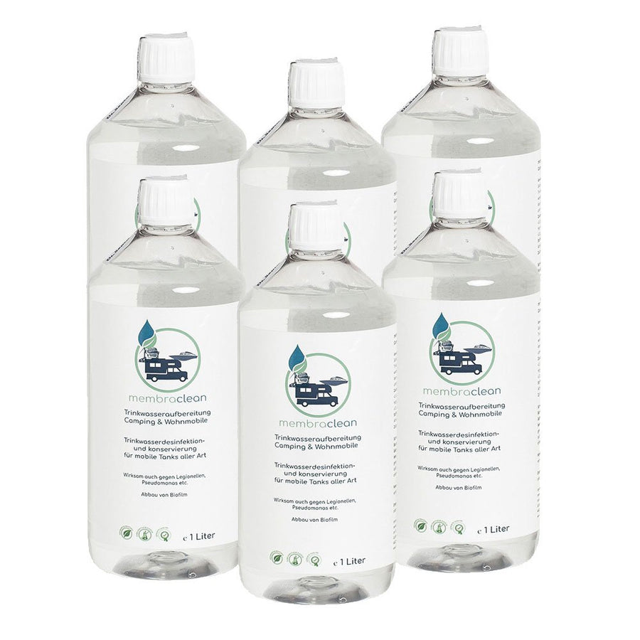Produktbild für membraclean Trinkwasseraufbereitung Camping & Wohnmobile 6x1 Liter (6 Liter)