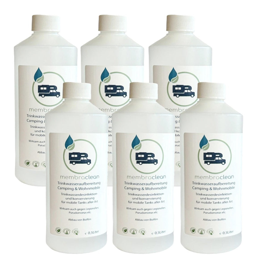 Produktbild für membraclean Trinkwasseraufbereitung Camping & Wohnmobile 6x0,5 Liter (3 Liter)