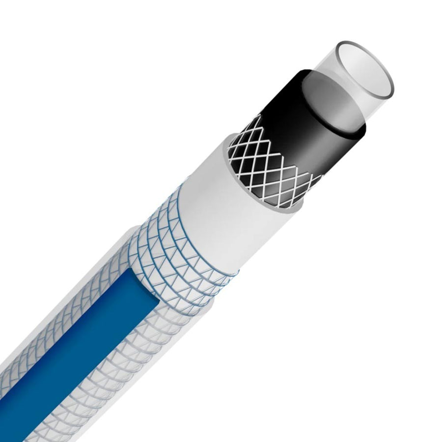 1,0m Hochwertiger Trinkwasserschlauch 1/2" (12,5mm), Lebensmittelecht 6-lagig, hochflexibel - membraclean-shop.de