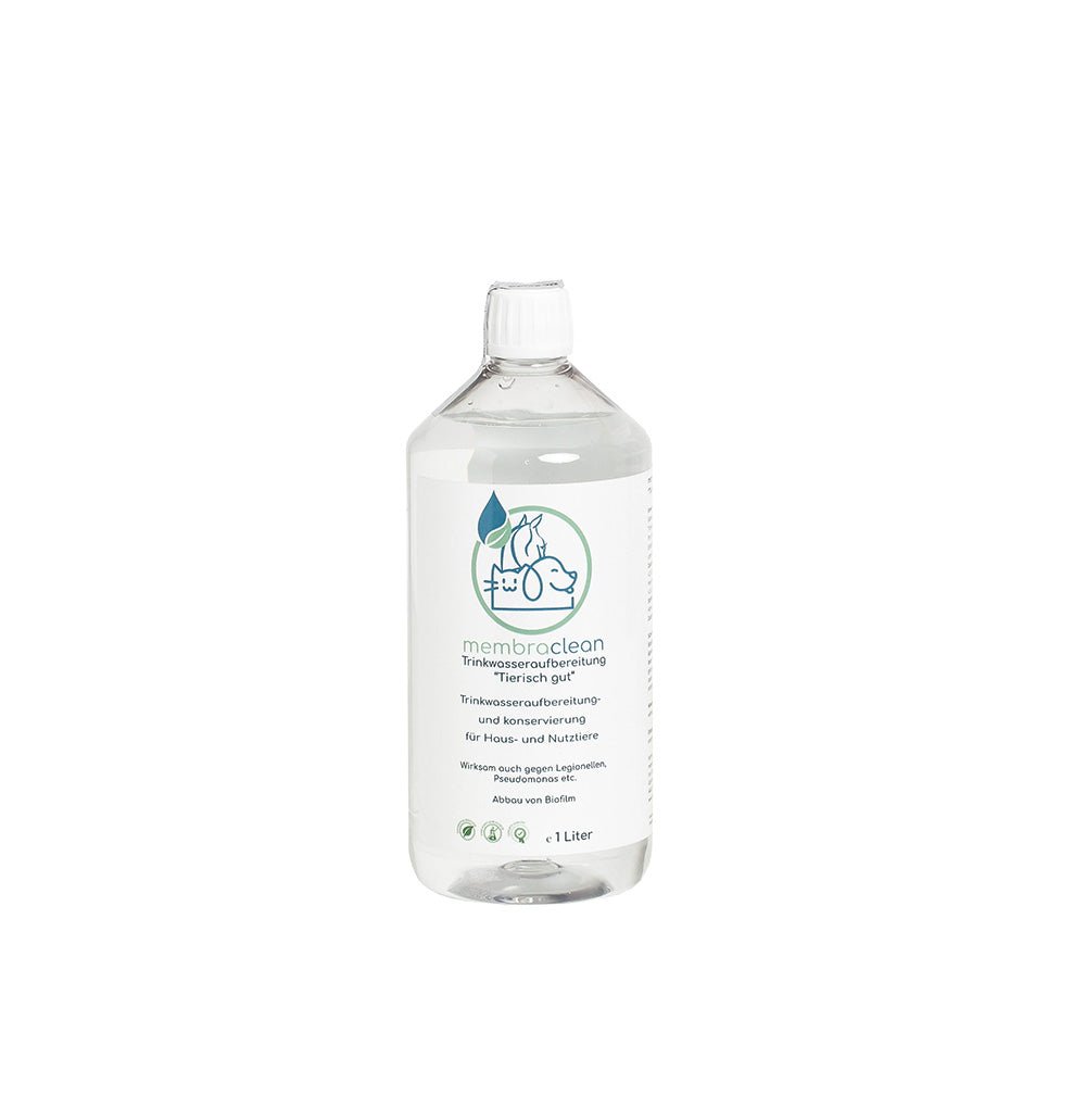 membraclean Trinkwasseraufbereitung "Tierisch gut" (Nutz- & Haustier) - 1 Liter - membraclean-shop.de