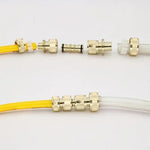 Messing 2 Wege Schlauchverbinder, Reparaturverbinder 1/2" (12-15mm) - membraclean-shop.de