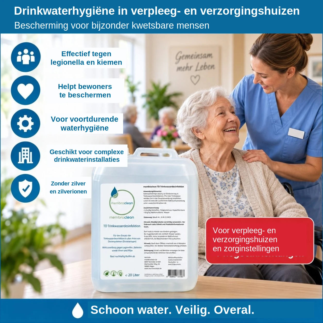 Drinkwaterhygiëne in verpleeg- en verzorgingshuizen